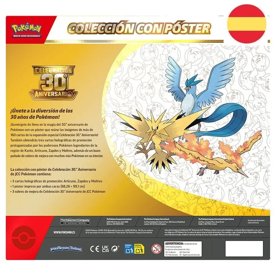 Pokémon TCG - 30th Celebration Poster Collection - Espanhol
